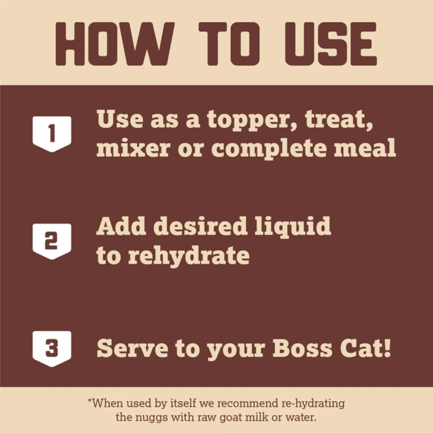 Complete & Balanced Freeze Dried Raw Diet for Cats, Turkey Recipe, 9 oz Bag