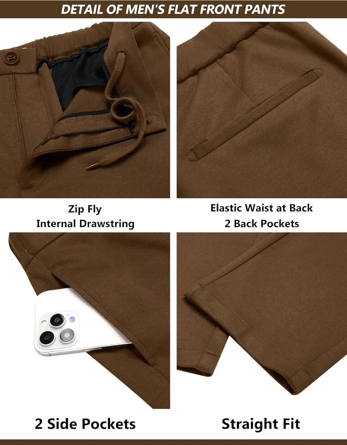 COOFANDY Men's Suits 2 Piece Slim Fit Suit Set 2 Button Lightweight Casual Knit Blazer Suit Jacket Pants