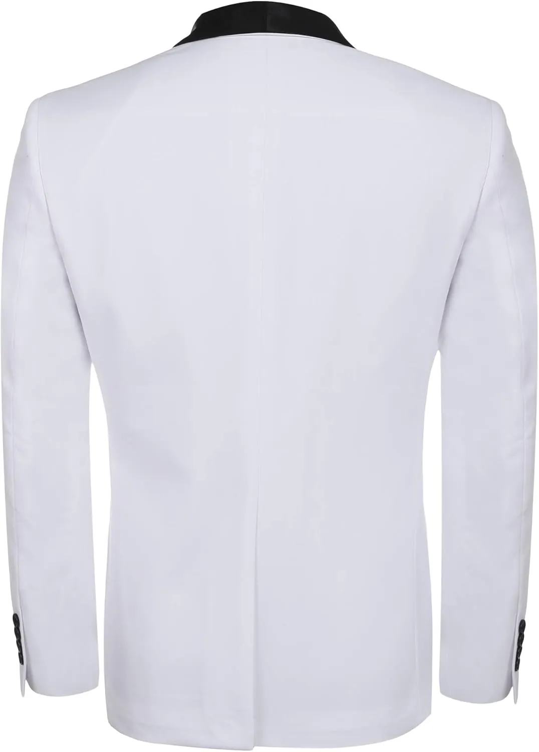 COOFANDY Men's Tuxedo Jacket One Button Dress Suit Blazer Jacket for Wedding Dinner Prom Party