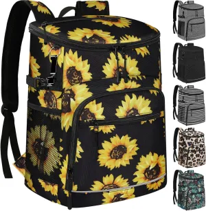 Cooler Backpack Insulated Leakproof Waterproof Backpack Cooler Bag 30/45 Cans, Large Capacity Lightweight Travel Camping Beach Backpack Cooler Ice Chest for Men and Women