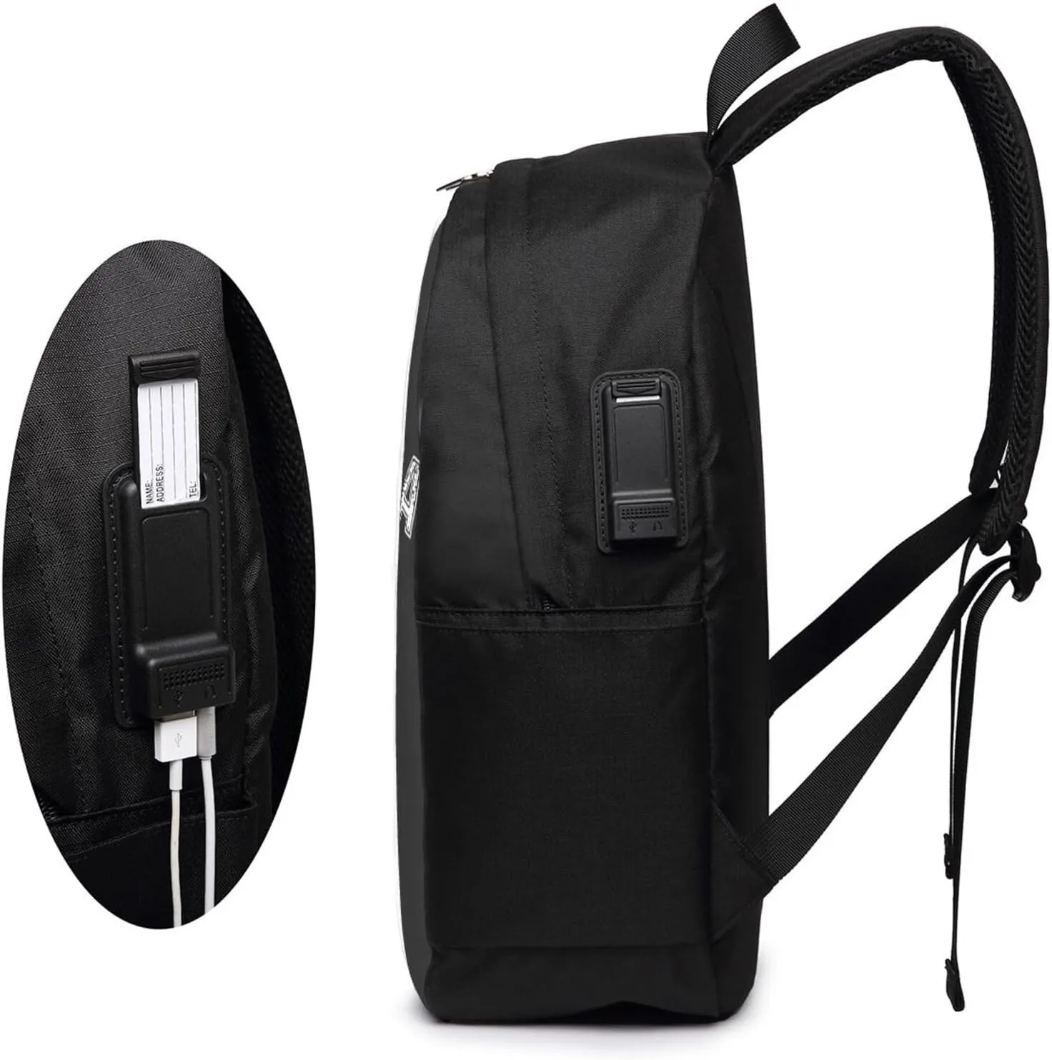 Costa Rica Flag Latin America Travel Backpack 17-Inch Laptop Backpacks Business Rucksack Casual Sport Daypack with USB Charging Port Carry-on Bag for Camping Biking