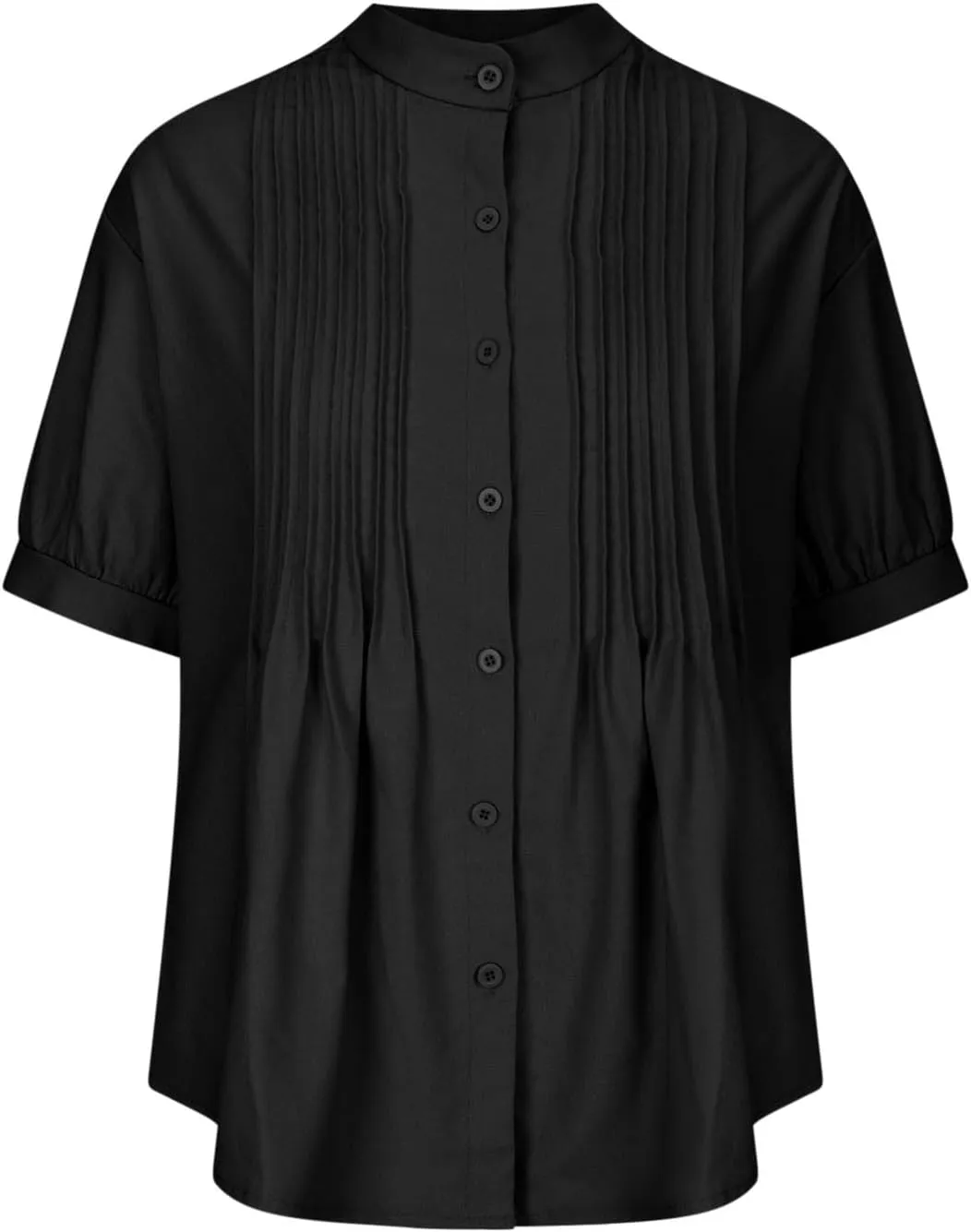 Cotton Tops for Women Loose Fit Button Down Blouses Boho Summer Shirt Dressy Casual 2024 Trendy Outfits