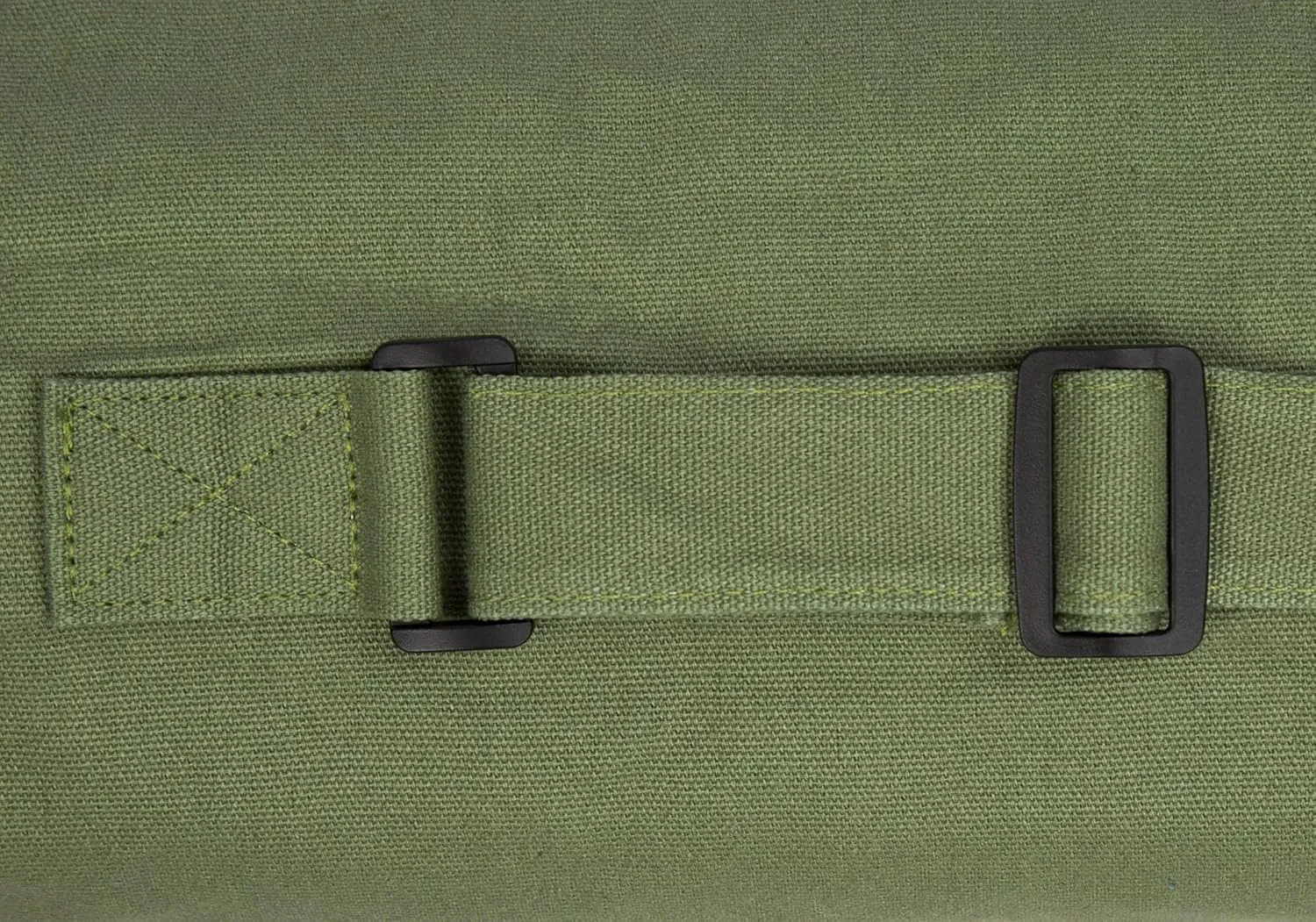 Cotton yoga mat bag with Pockets and Adjustable Strap - Full Zip Cargo Yoga Mat Carrier Bag - Bag for 1/4" 1/3" Thick Yoga Mat