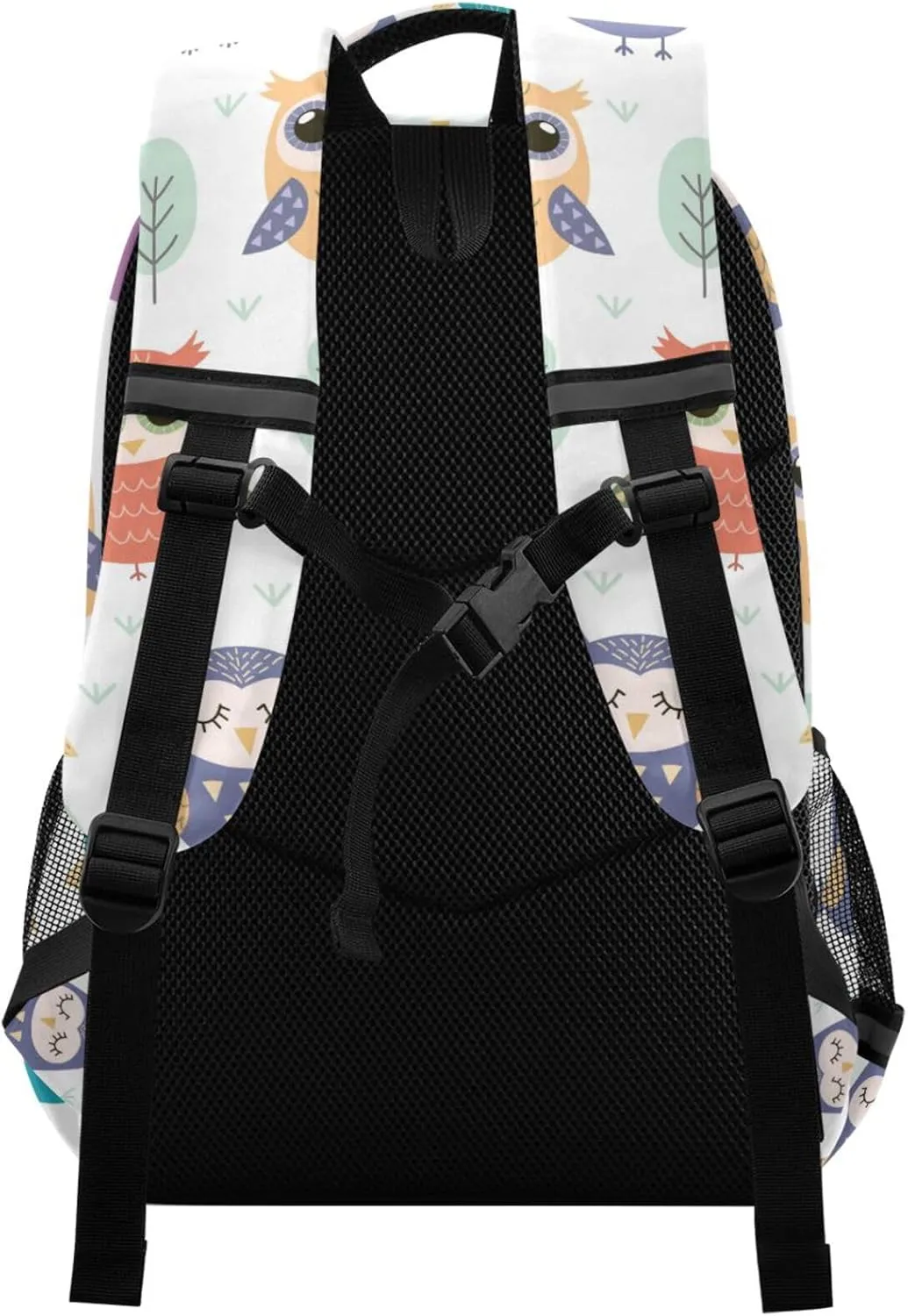 Custom Backpack for Men Women Cute Owls Tree Personalized Name Kids Backpack for Girls Boys Customized Travel Laptop Bag Casual Backpacks