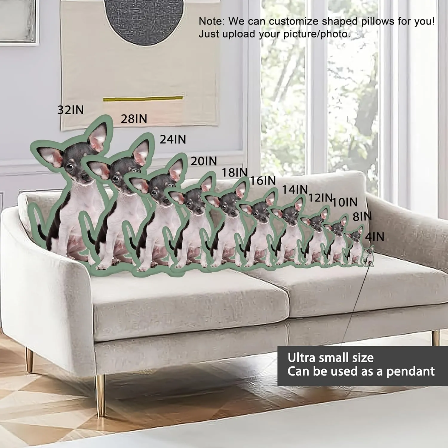 Custom Dog Pillow, Custom Cat Pillow Pet Pillows Personalized Photo Picturev Customized Pillows with Photos Mother's Day/Graduation/Father's Day (18inch)