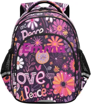 Customized Kids School Backpack for Boys Girls Ages 8-14 Personalized Cool Boy Backpacks