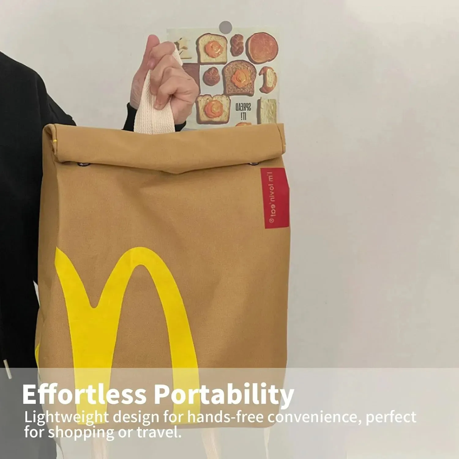 Cute McDonald's Vintage Canvas Backpack