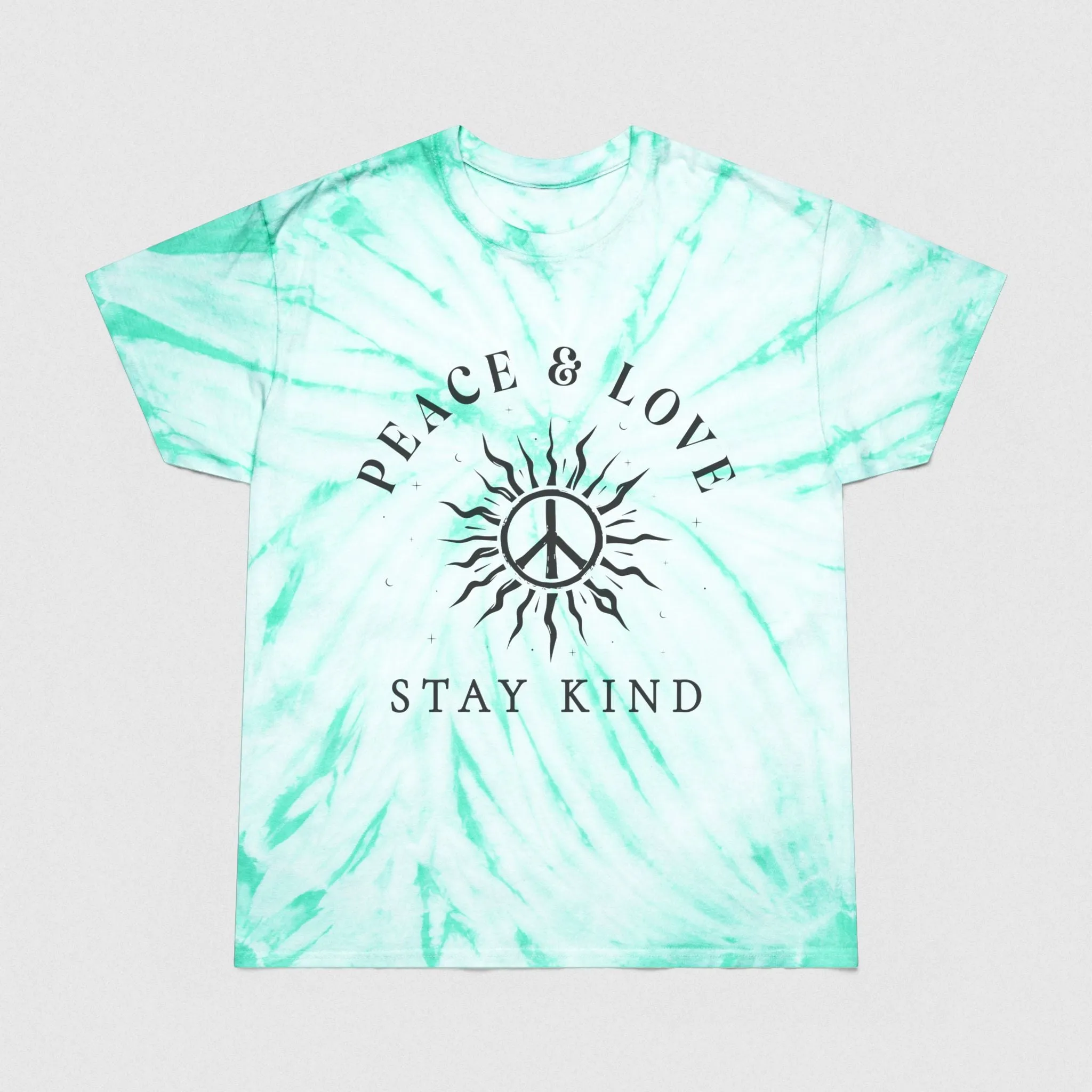 Cyclone Tie-Dye Peace Sign Shirt for Men