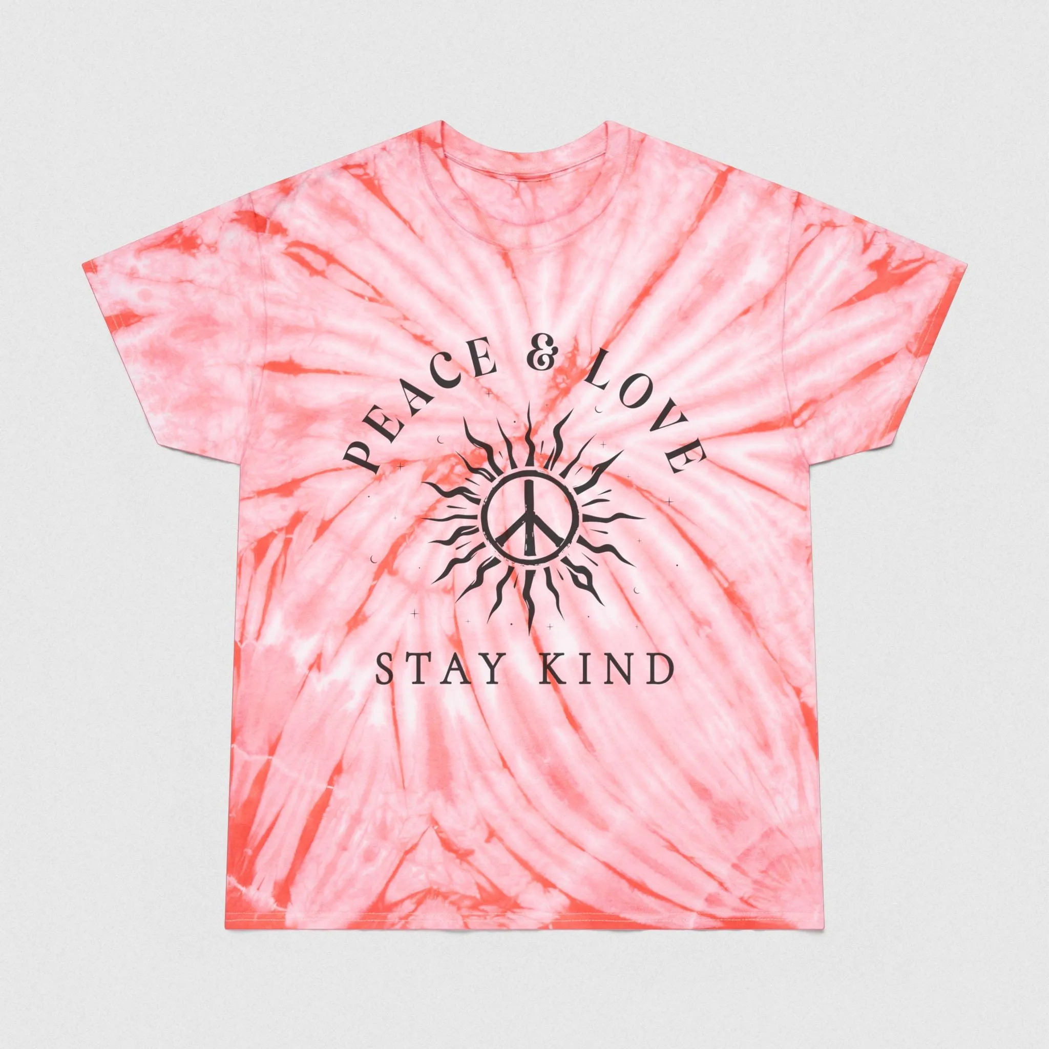Cyclone Tie-Dye Peace Sign Shirt for Men