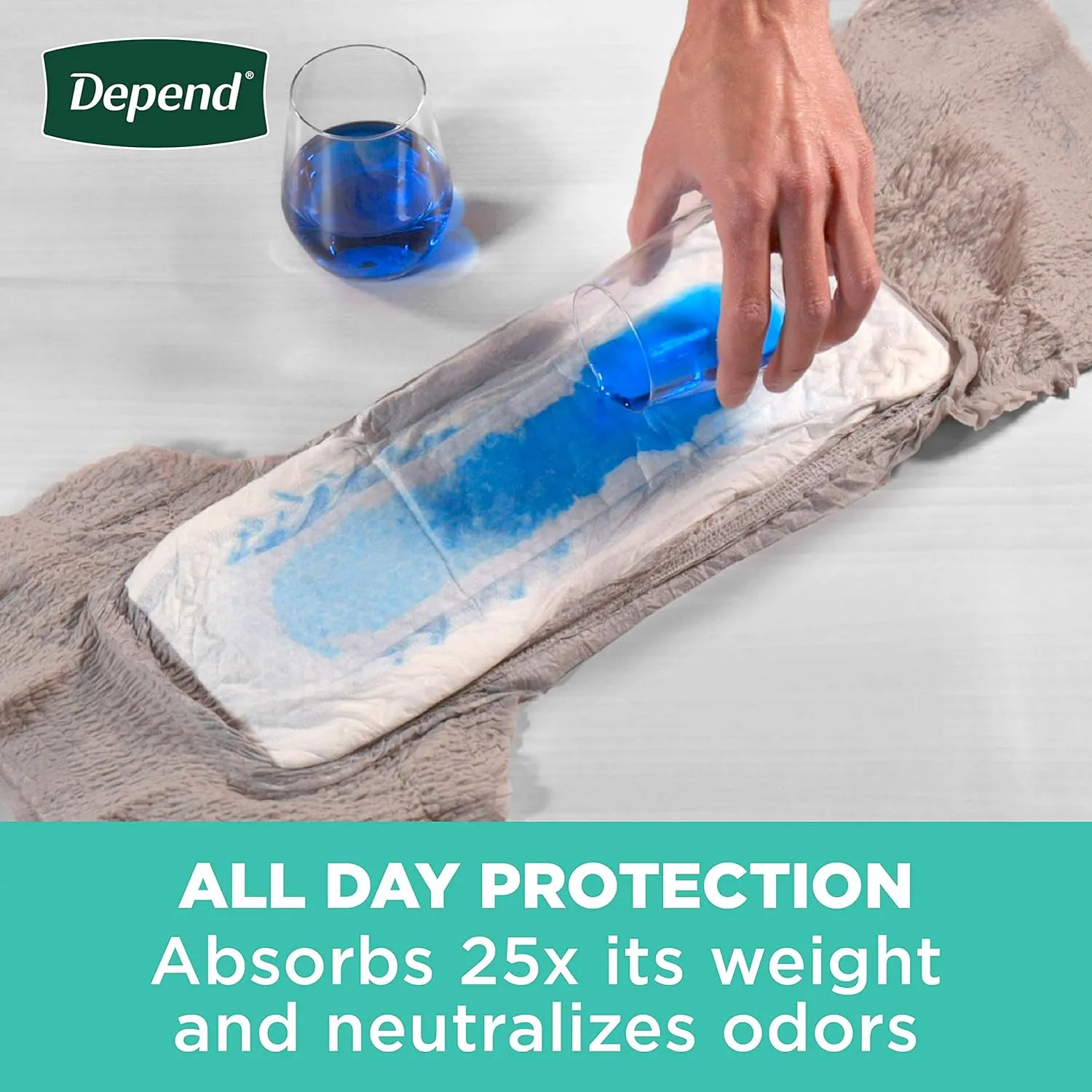 Depend Fresh Protection Adult Incontinence Underwear for Men, Disposable, Maximum, Large, Grey, 28 Count, Packaging May Vary