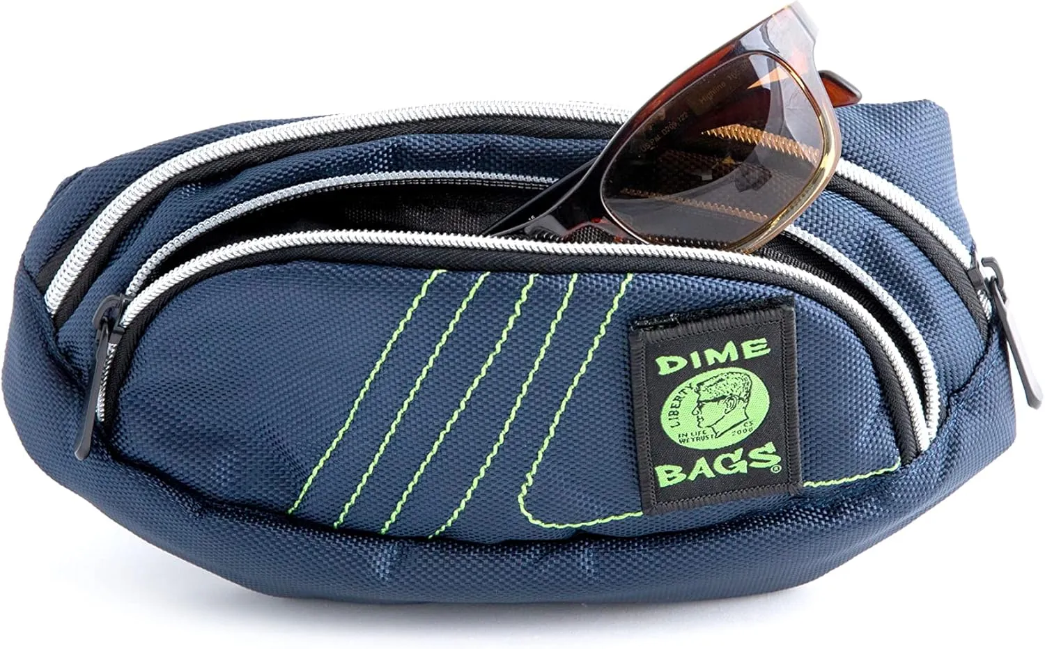 Dime Bags - Fanny Pack, Hemp Waist Bag with Spacious Storage and Adjustable Strap (Cobalt)