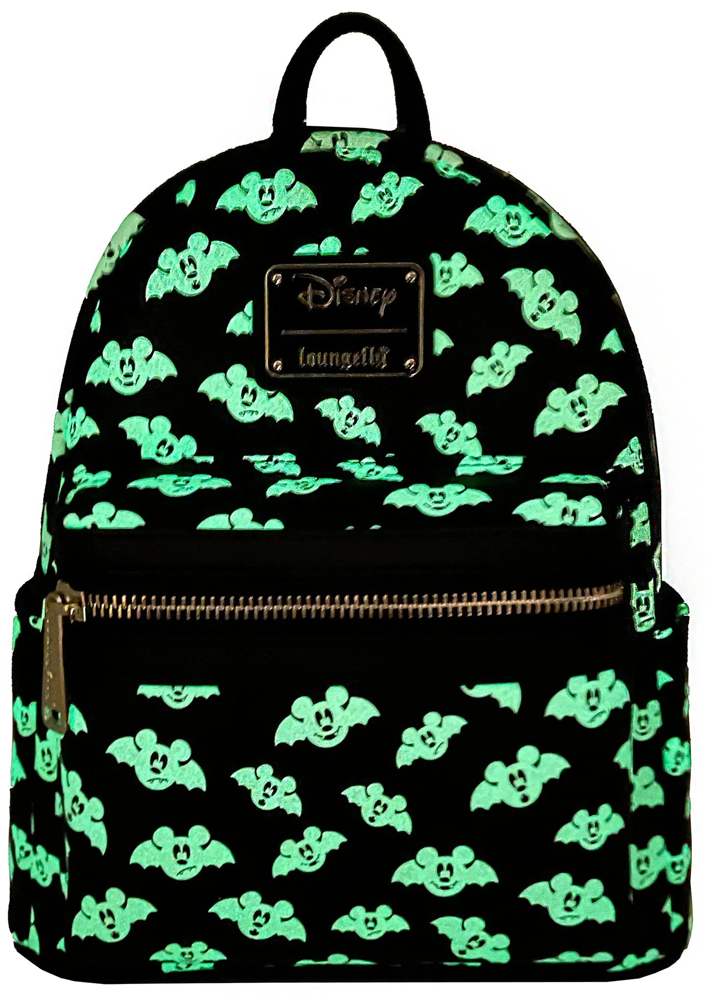 Disney Mini Backpack Totally Batty Mickey Bat GITD AOP Loungefly