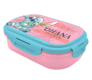 Disney Stitch Lunch Box and Cutlery Set