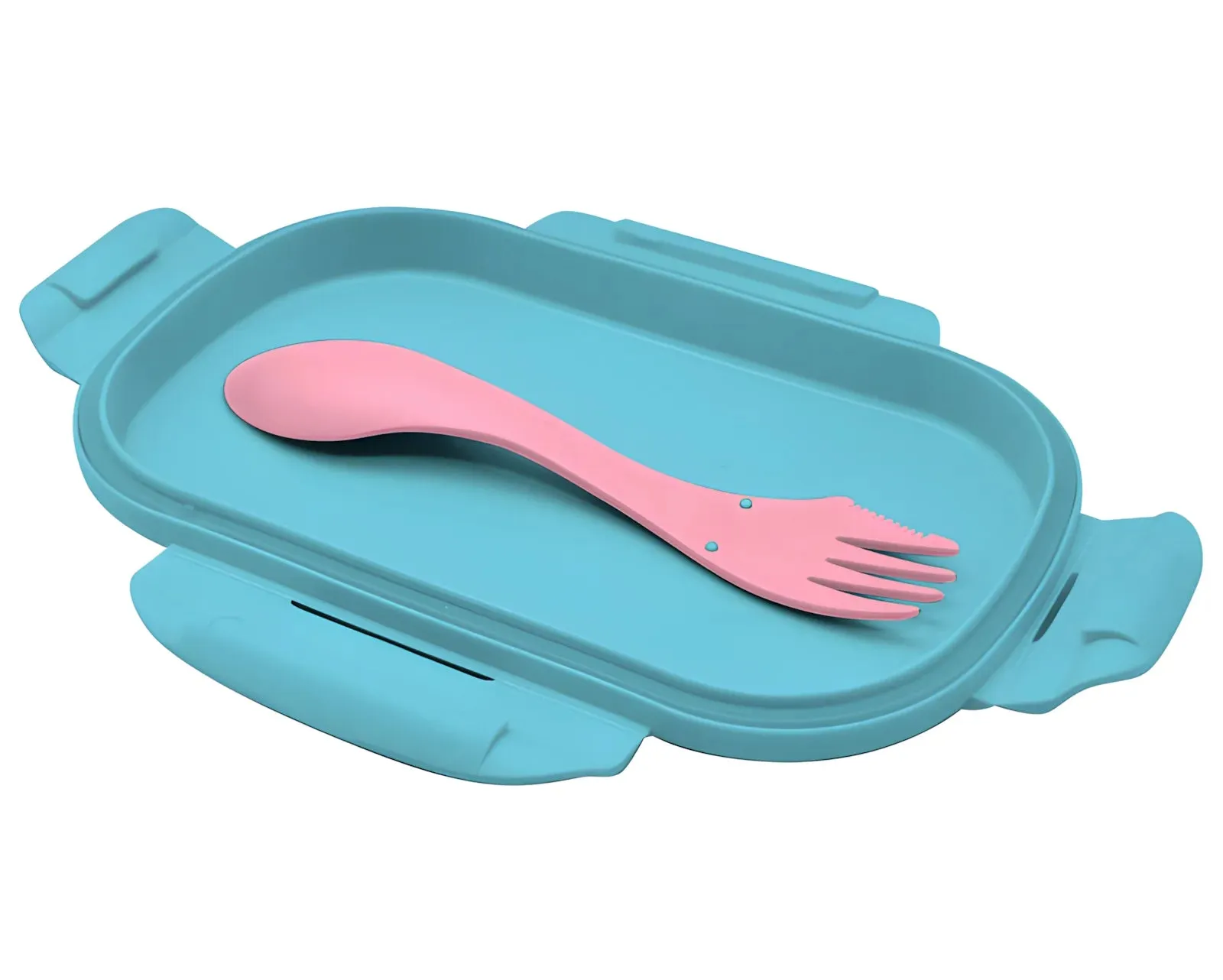 Disney Stitch Lunch Box and Cutlery Set