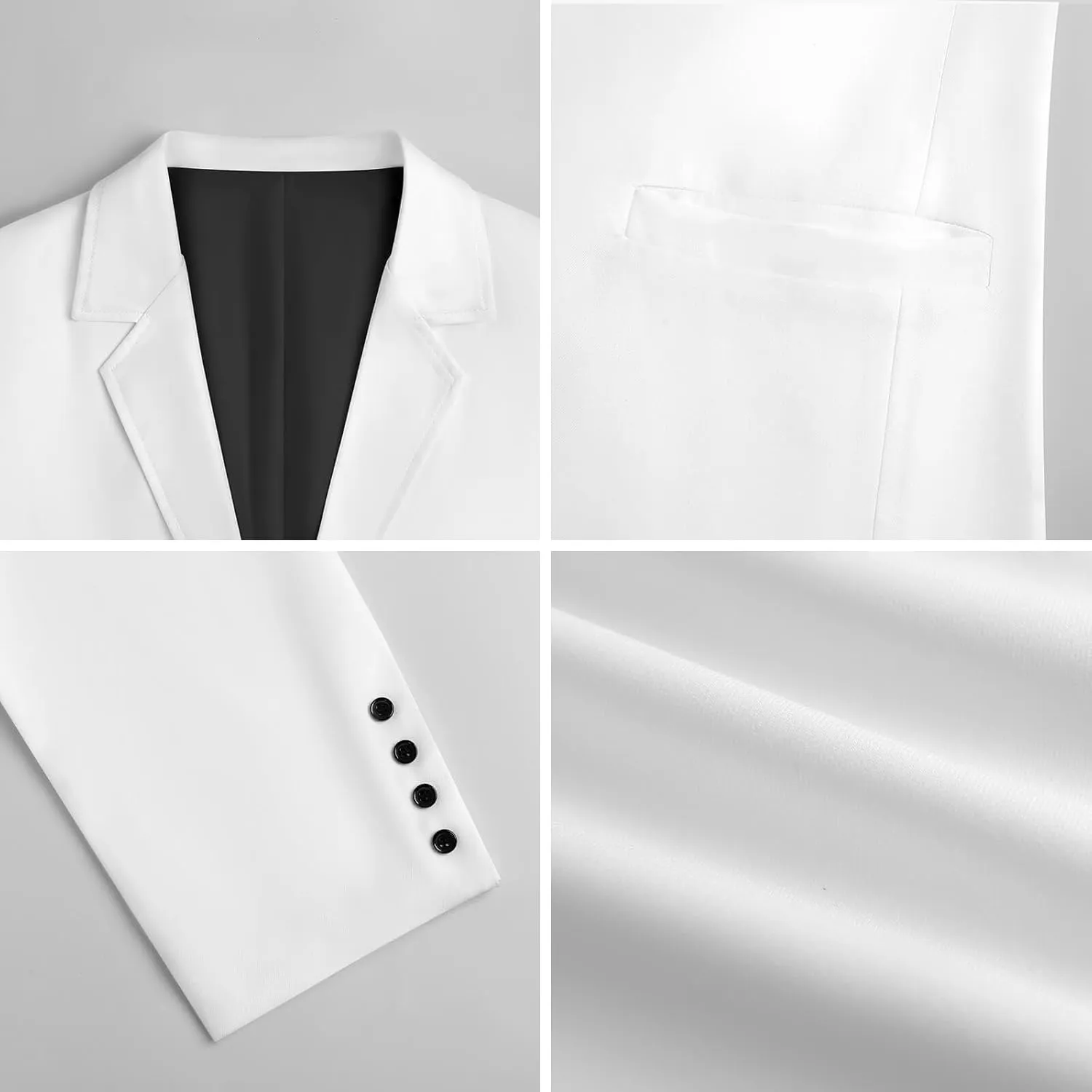Don't Be Garbage Casual Suits Jackets for Men Two Buttons Business Coat Wedding Dinner Party