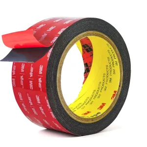 Double Sided Tape Heavy Duty Mounting Strong Adhesive Waterproof Foam Picture Hanging Strips Carpet Rug Gripper for LED Strip Light Indoor and Outdoor (2in X 10ft)