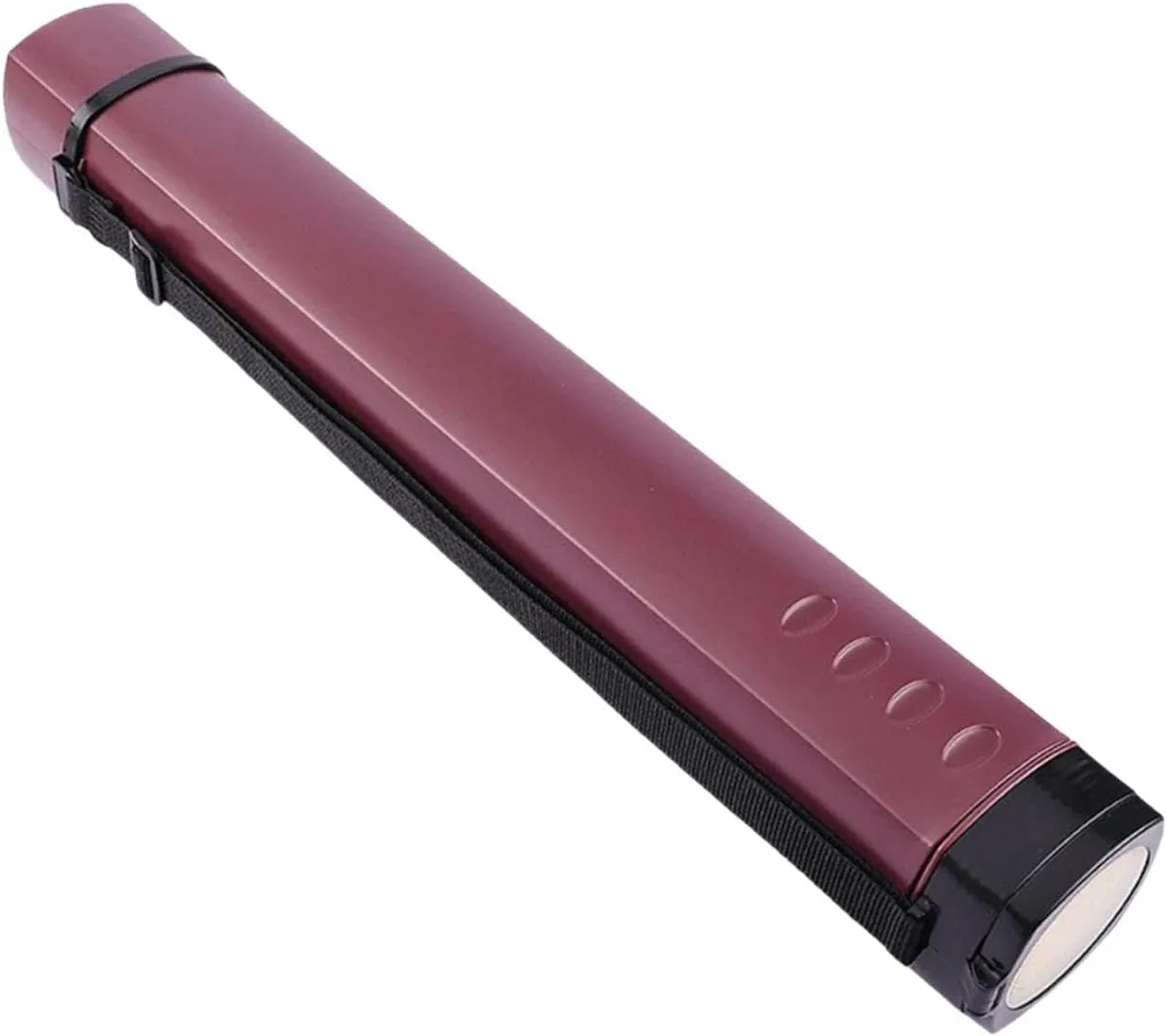 Drawings Tube Poster Tube Telescoping Carrier Arrows Storage Bag Document Storage Tube Case Tube for Draftings, Red