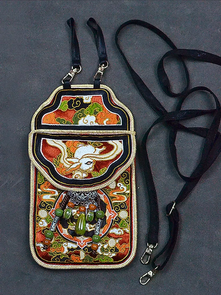 Dunhuang Moon Rabbit Phone Bag for Women
