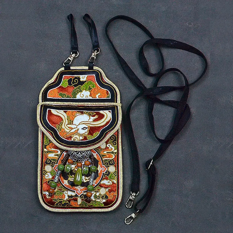 Dunhuang Moon Rabbit Phone Bag for Women