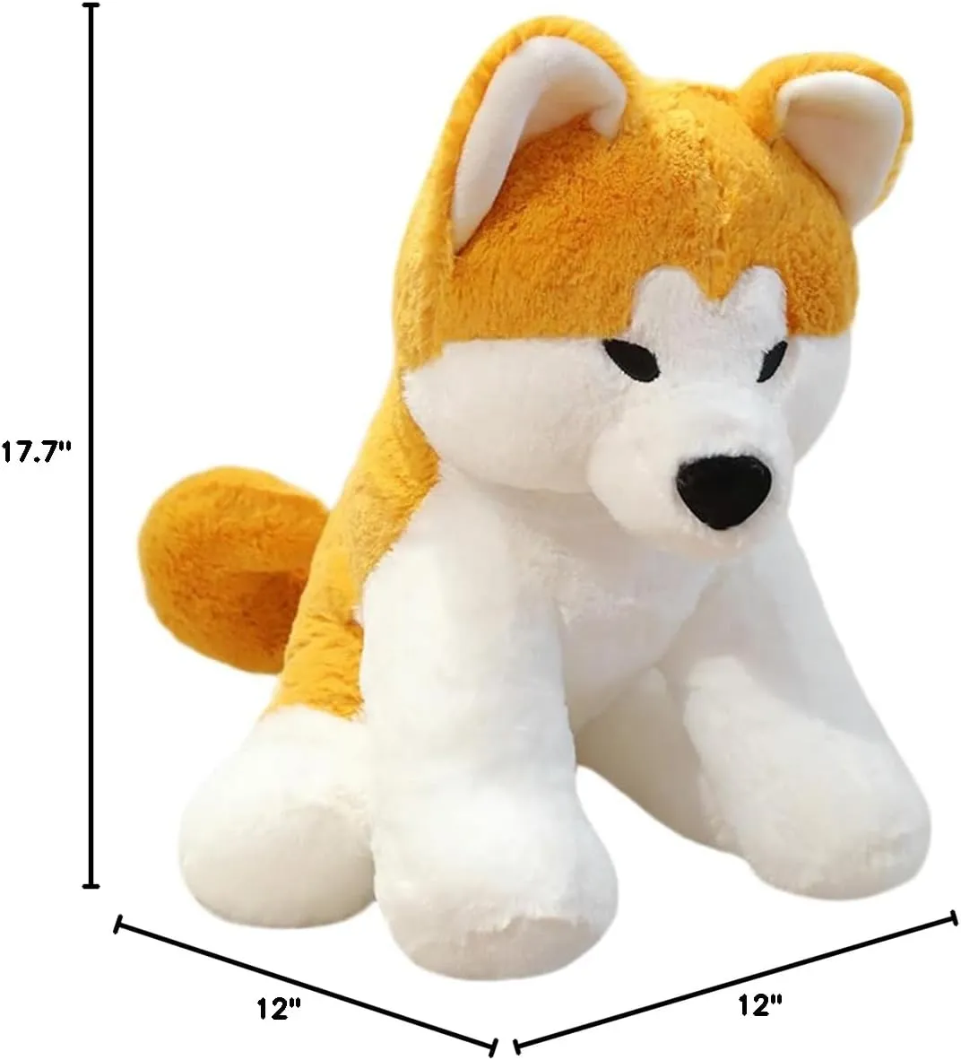 ELAINREN Ultra-Soft Brown Lion Plush Toy Lovely Lion Stuffed Animals Cuddle Lifelike Lion Plush Pillow Decor Gifts/16.5''
