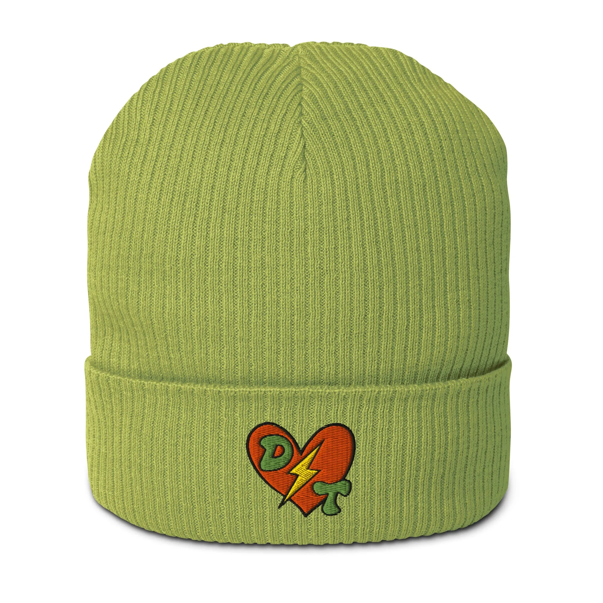 Electric Love Organic Ribbed Beanie