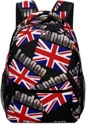 England London Big Ben Cute Backpack Casual Funny Printing Basic Shoulder Bag for Men Women Travel Picnic