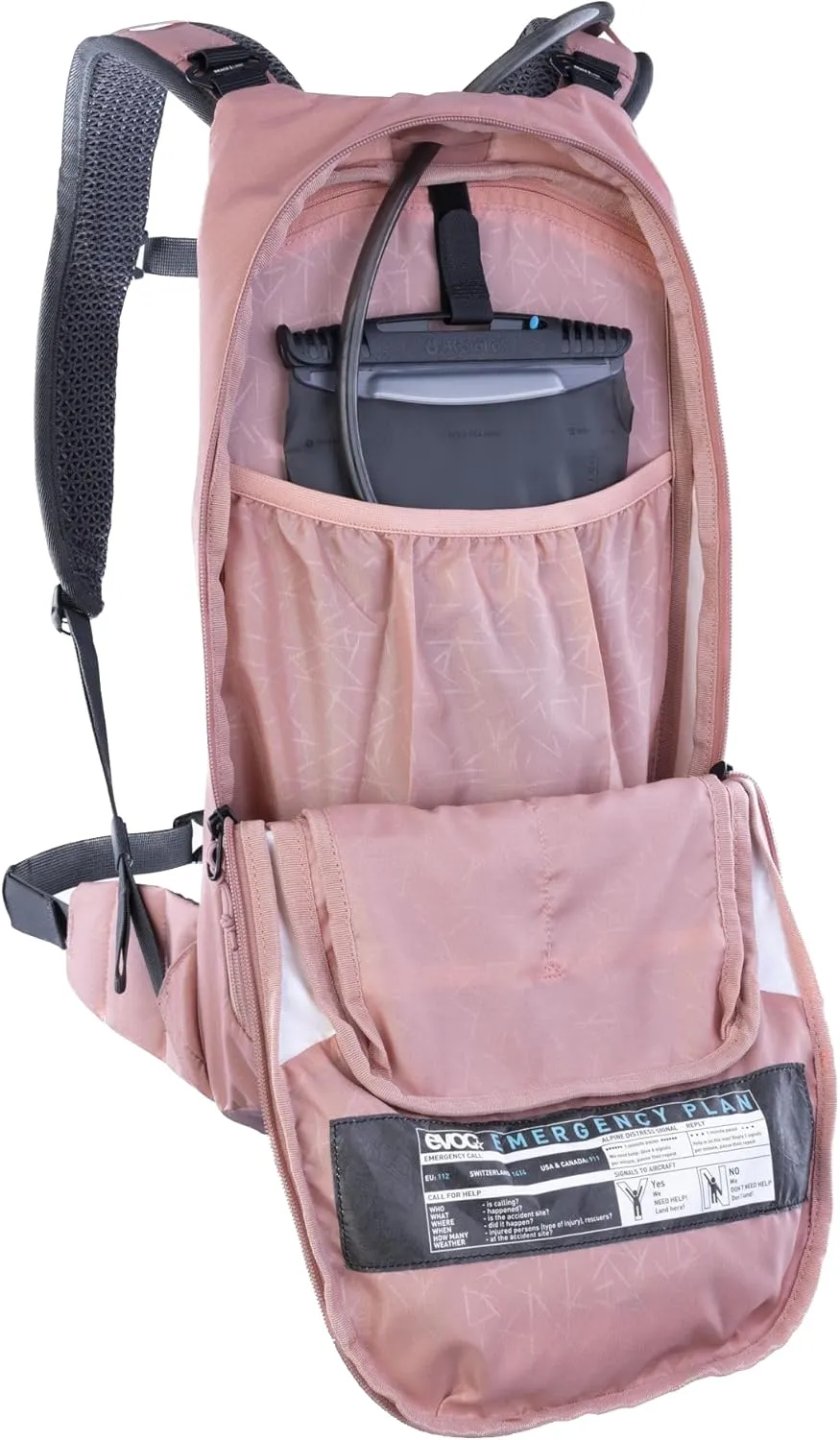 Evoc Stage Technical 6L Backpack Dusty Pink, 2L Bladder