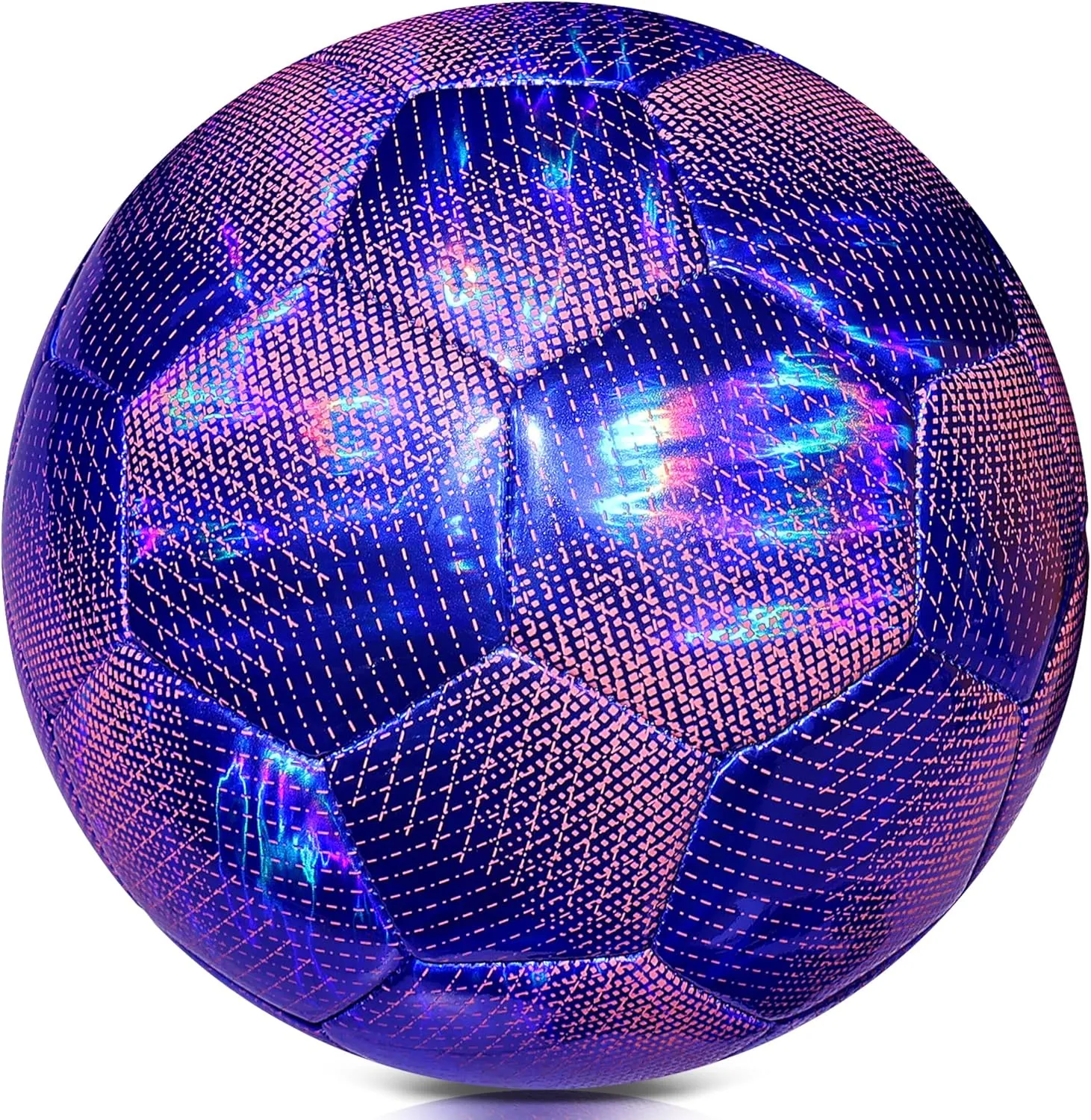 EVZOM Futsal Ball,Futsal Soccer Ball Size 4 for Adult Indoor Training(Purple)