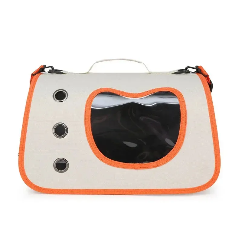 Expandable 3-in-1 Cat Carrier Bag Lightweight Foldable Handheld Tote with Privacy Cover for Small Cats Dogs Travel Accessories