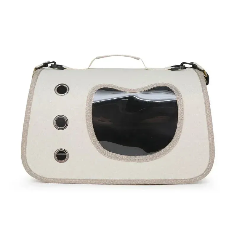 Expandable 3-in-1 Cat Carrier Bag Lightweight Foldable Handheld Tote with Privacy Cover for Small Cats Dogs Travel Accessories