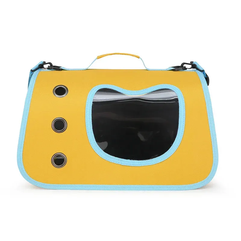 Expandable 3-in-1 Cat Carrier Bag Lightweight Foldable Handheld Tote with Privacy Cover for Small Cats Dogs Travel Accessories