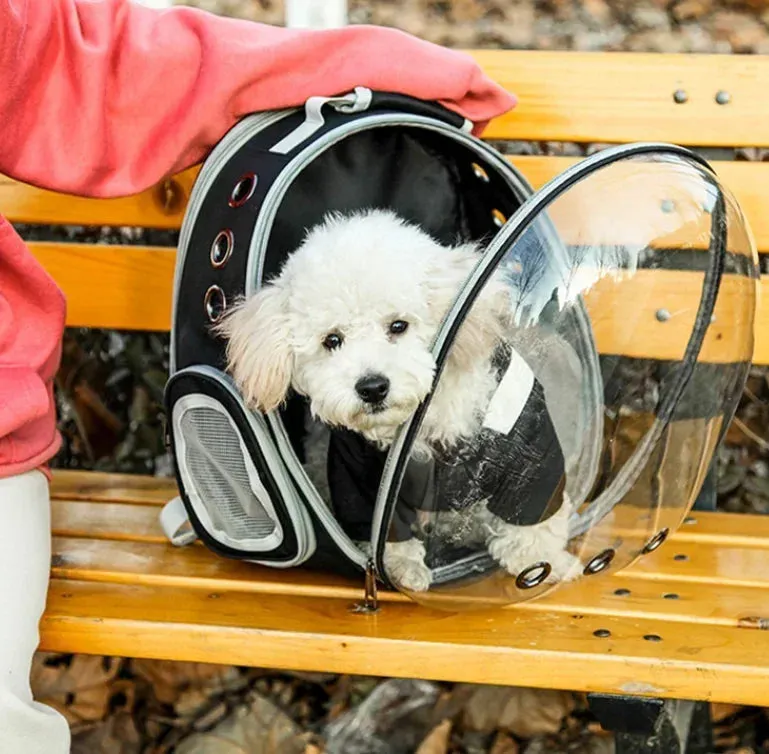 Expandable Cat Carrier Backpack Large Transparent Pet Travel Backpack Bubble Space Capsule Pet Travel Bag