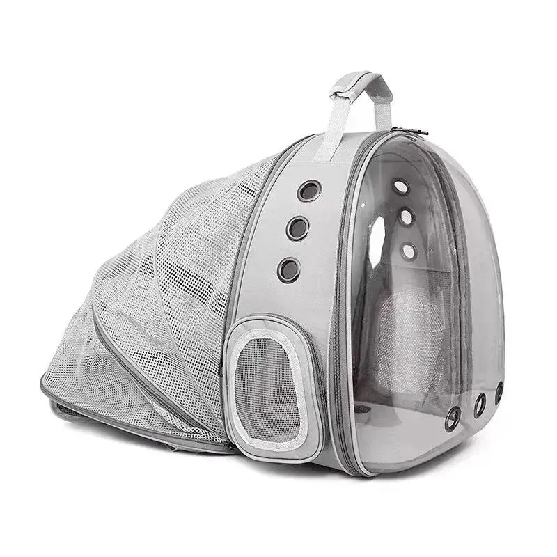 Expandable Cat Carrier Backpack Large Transparent Pet Travel Backpack Bubble Space Capsule Pet Travel Bag
