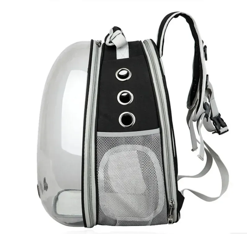 Expandable Cat Carrier Backpack Large Transparent Pet Travel Backpack Bubble Space Capsule Pet Travel Bag