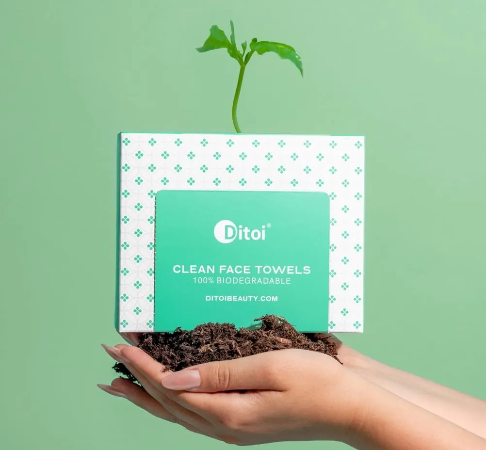 Face Towels, 10"×12" Disposable Face Towel, Face Towelettes XL, Ultra Soft Makeup Remover Dry Wipes, Thick Face Towel for Cleansing, 150 Count (3 Pack)