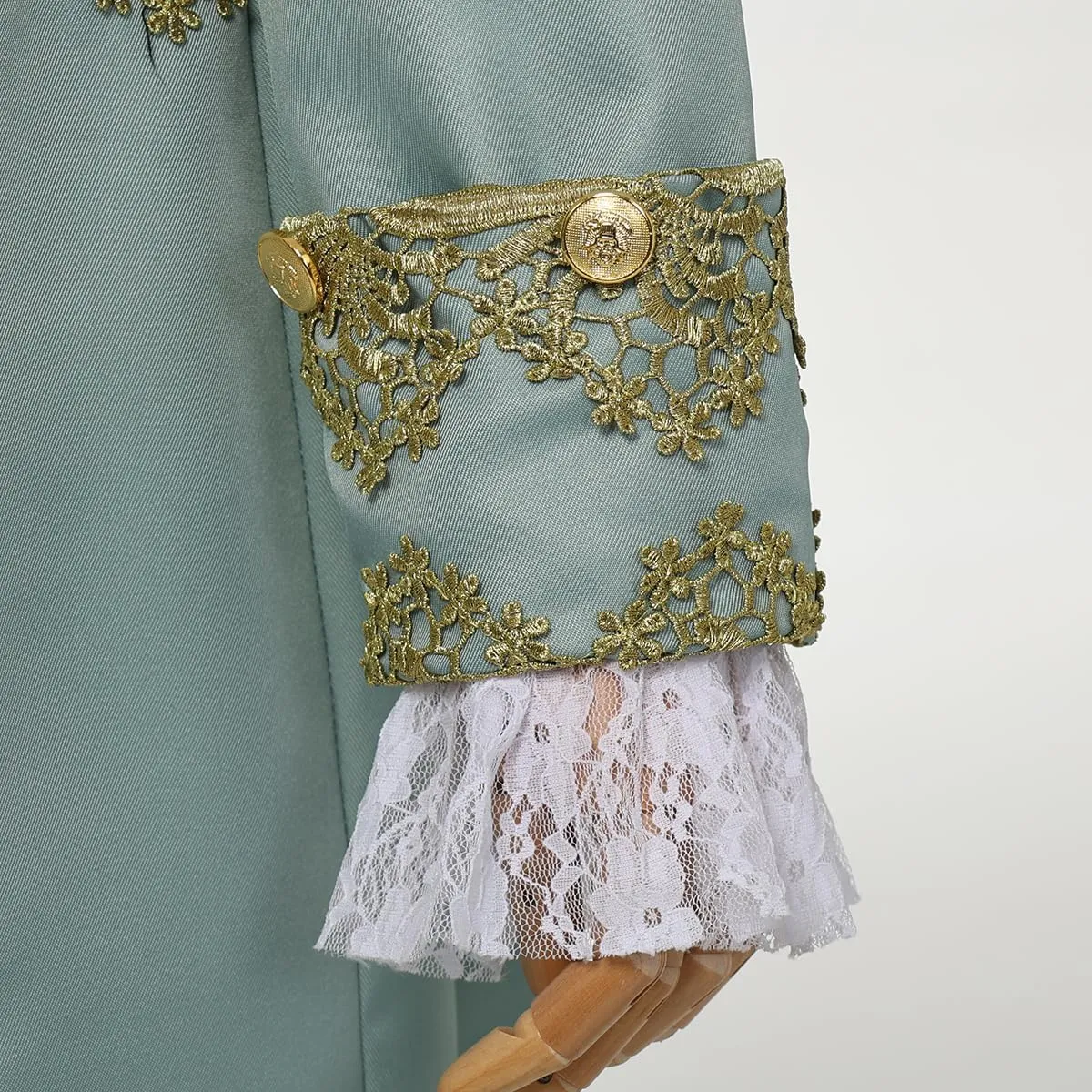 FAD-4U Mens Victorian Costume Suit Medieval Rococo Court Style Prince Cosplay Outfit Set