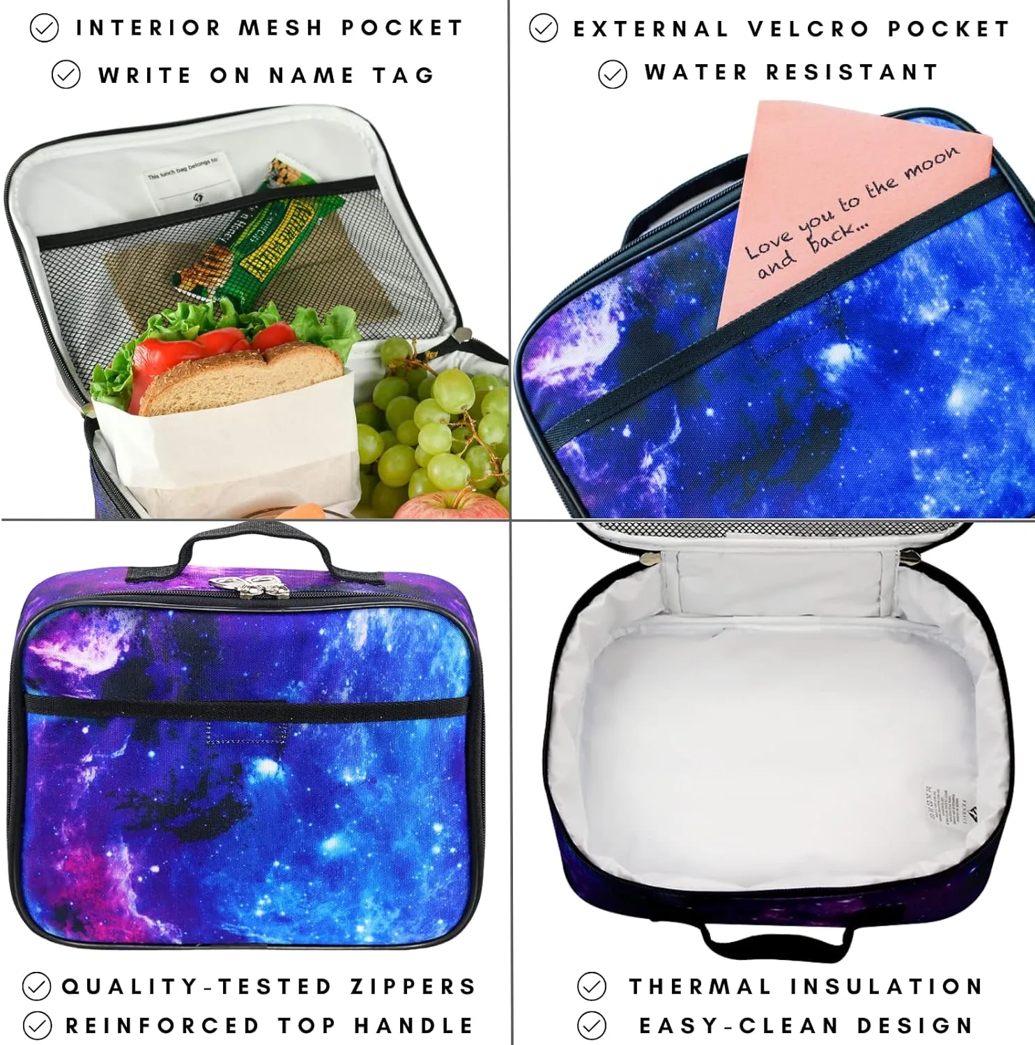 Fenrici Kids' Backpack with Lunch Box Set for Boys and Girls, School Bag with Laptop Compartment and Insulated Lunch Bag