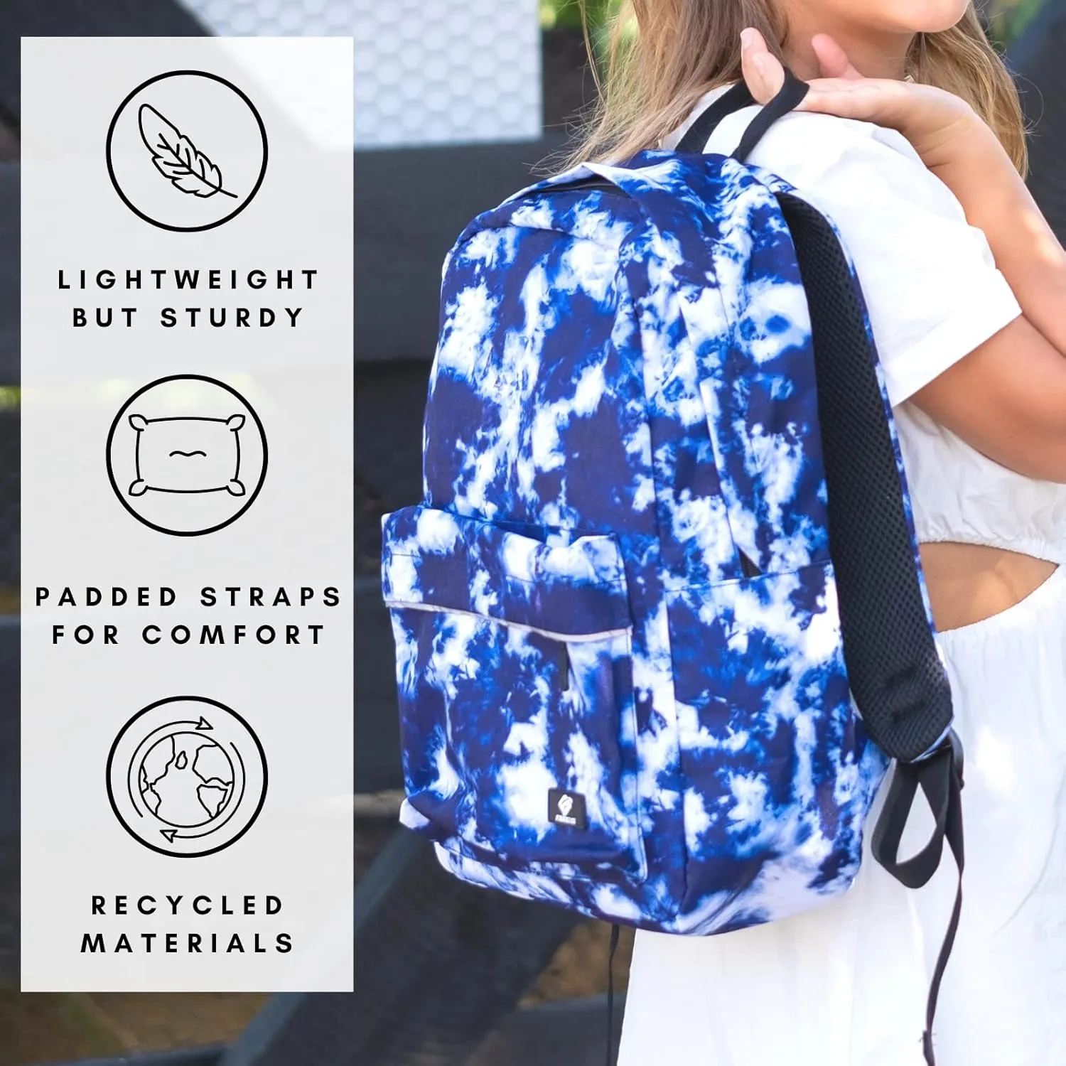 Fenrici Kids' Backpack with Lunch Box Set for Boys and Girls, School Bag with Laptop Compartment and Insulated Lunch Bag