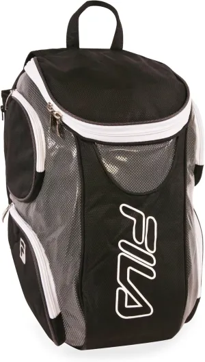 FILA Ultimate Tennis Backpack with Shoe Pocket, One Size