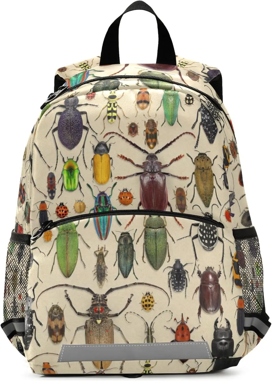 Fisyme Ladybugs Beetles Bugs Backpack Schoolbag Kids Daypack Toddler Travel School Bag Small Backpacks for Kindergarten Preschool Boys Girl