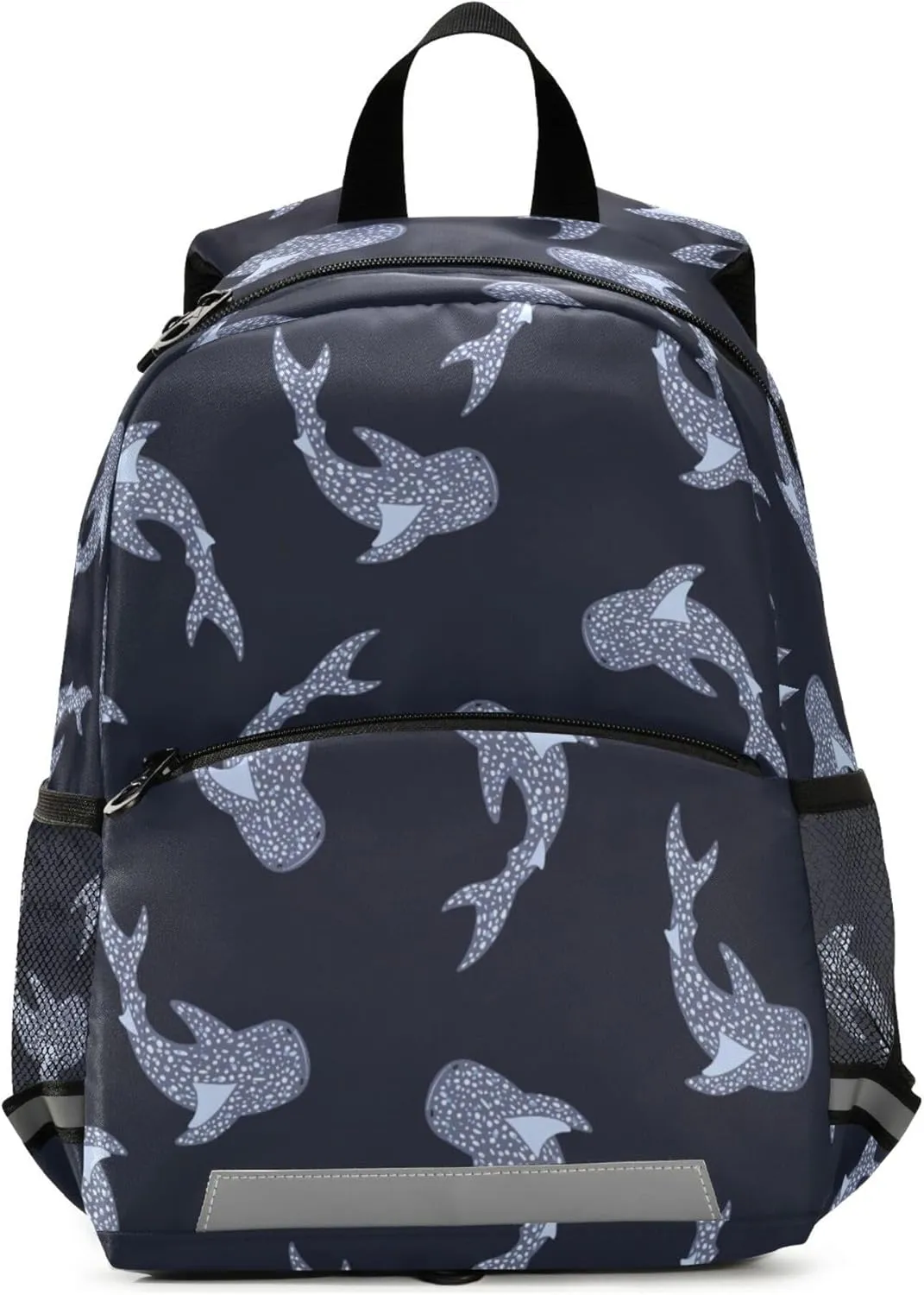 Fisyme Sea Whale Sharks Backpack Schoolbag Kids Daypack Toddler Travel School Bag Small Mini Backpacks for Kindergarten Preschool Nursery Boys Girls