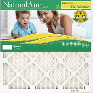 Flanders PrecisionAire 84858.012020 20 by 20 by 1 NaturalAire Standard Pleat 1-Inch Air Filter, 12-Pack