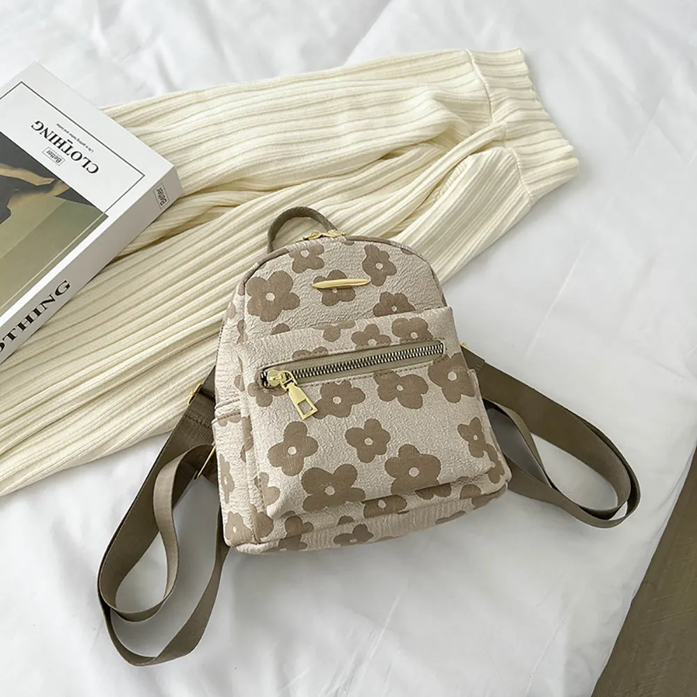 Floral Print Teen Girls Backpack