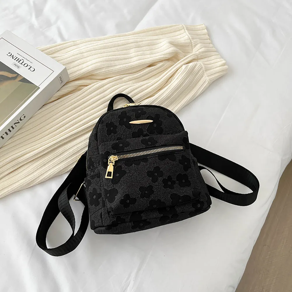 Floral Print Teen Girls Backpack