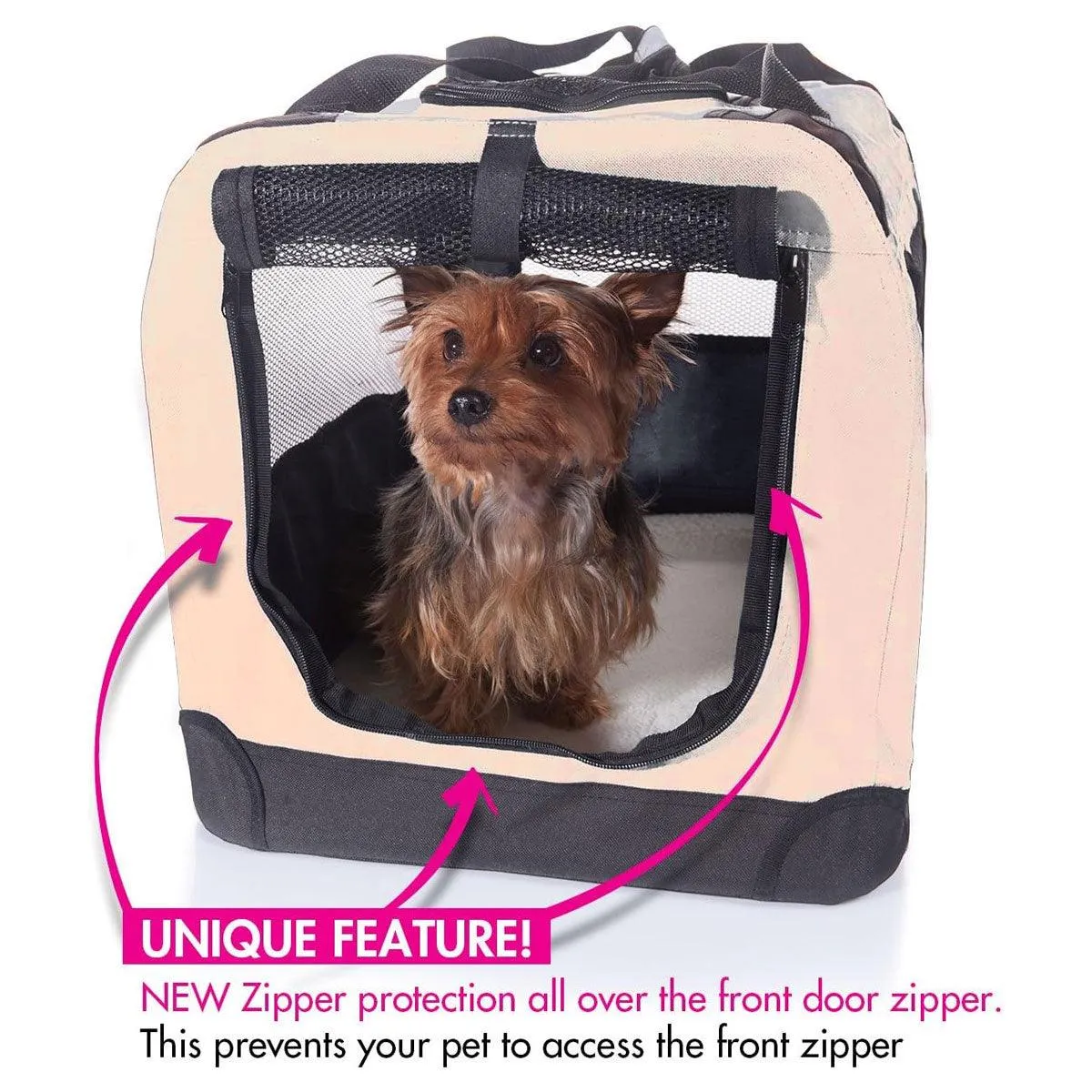 Folding Pet Bag Cat Carrier Travel Bag Portable Tote for Pets and Small Animals