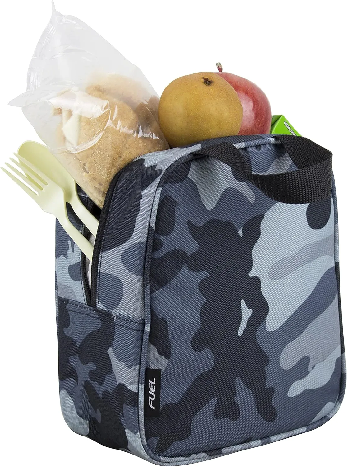 FUEL Cargo Dual Handle Travel Insulated Lunch Bag, Midnight Blue Camo