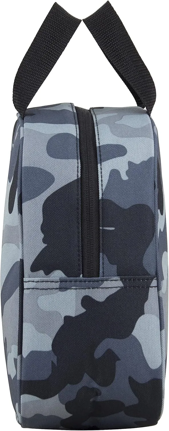 FUEL Cargo Dual Handle Travel Insulated Lunch Bag, Midnight Blue Camo