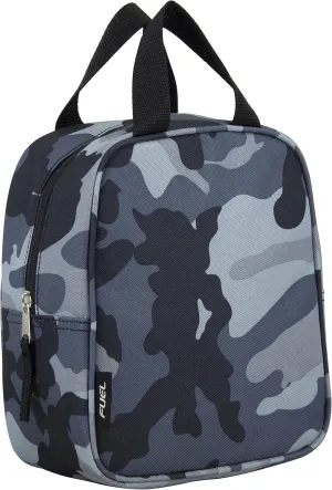 FUEL Cargo Dual Handle Travel Insulated Lunch Bag, Midnight Blue Camo