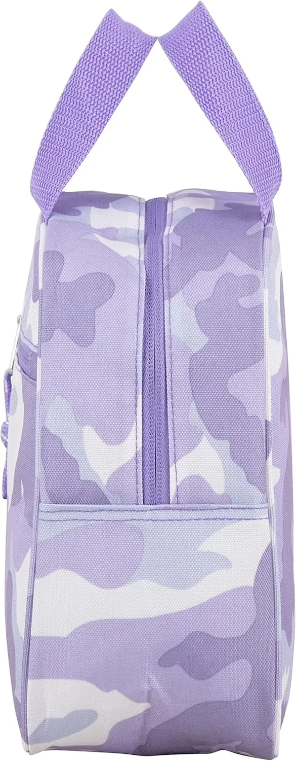 FUEL Cargo Dual Handle Travel Lunch Bag, Indigo Purple Camo