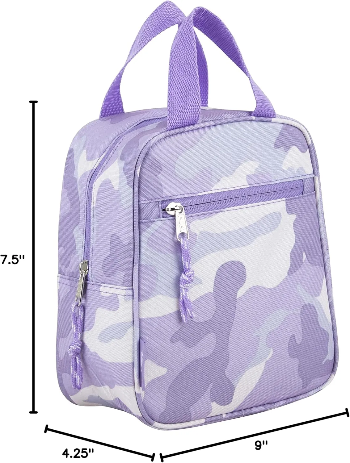 FUEL Cargo Dual Handle Travel Lunch Bag, Indigo Purple Camo